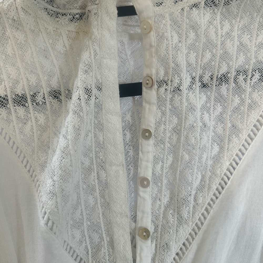 Love Shack Fancy M white dress